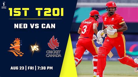 cricbuzz live playing 11|Netherlands vs Canada, 1st T20I Match .